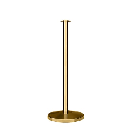 Montour Line Stanchion Post and Rope Pol.Brass Post Flat Top EP400-FL-PB